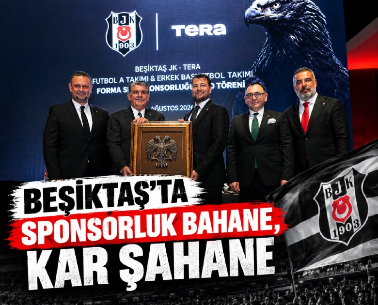 'Beşiktaş'ta sponsorluk bahane, kar şahane'