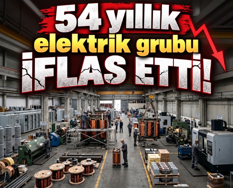 54 yıllık elektrik grubu iflas etti!