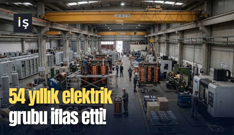 54 yıllık elektrik grubu iflas etti!