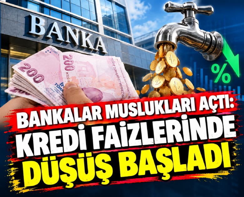 Bankalar muslukları açtı: Kredi faizlerinde düşüş başladı