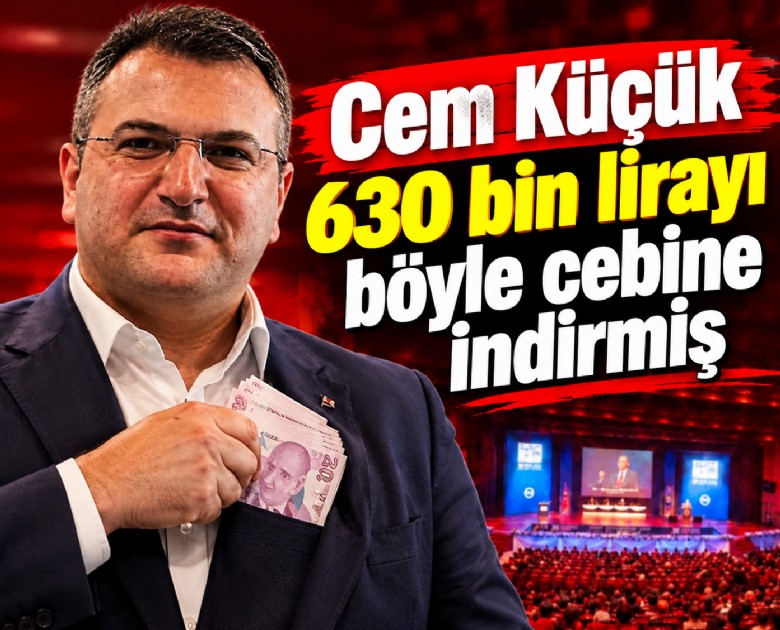 Cem Küçük 630 bin lirayı böyle cebine indirmiş