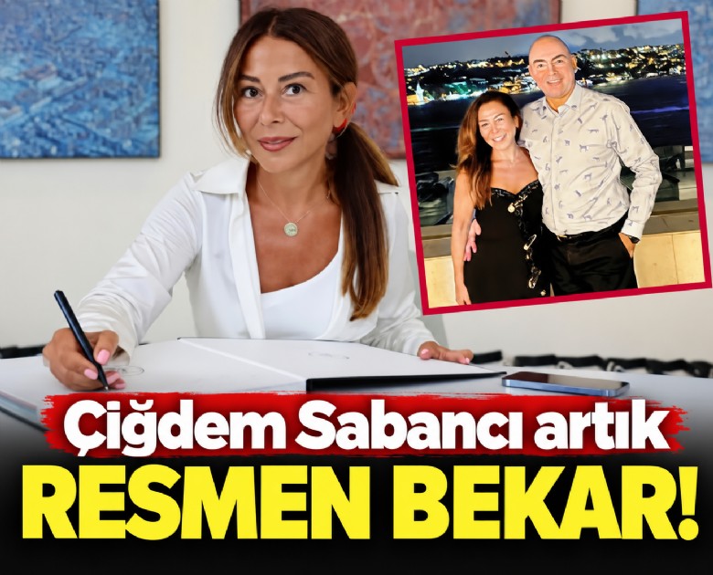 Çiğdem Sabancı artık resmen bekar!