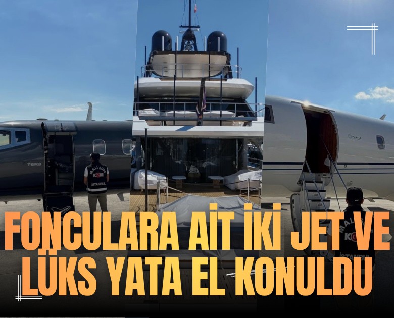 Emre Tezmen, Serdar Turhan ve Muhammed Yarız'a ait iki jet ve lüks yata el konuldu
