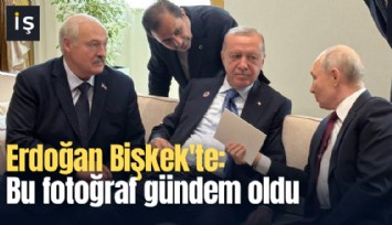 Erdoğan Bişkek'te: Bu fotoğraf gündem oldu