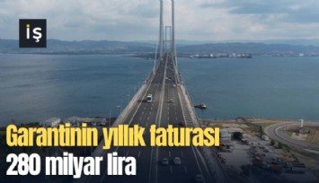 Garantinin yıllık faturası 280 milyar lira