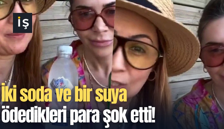 İki soda ve bir suya ödedikleri para şok etti!
