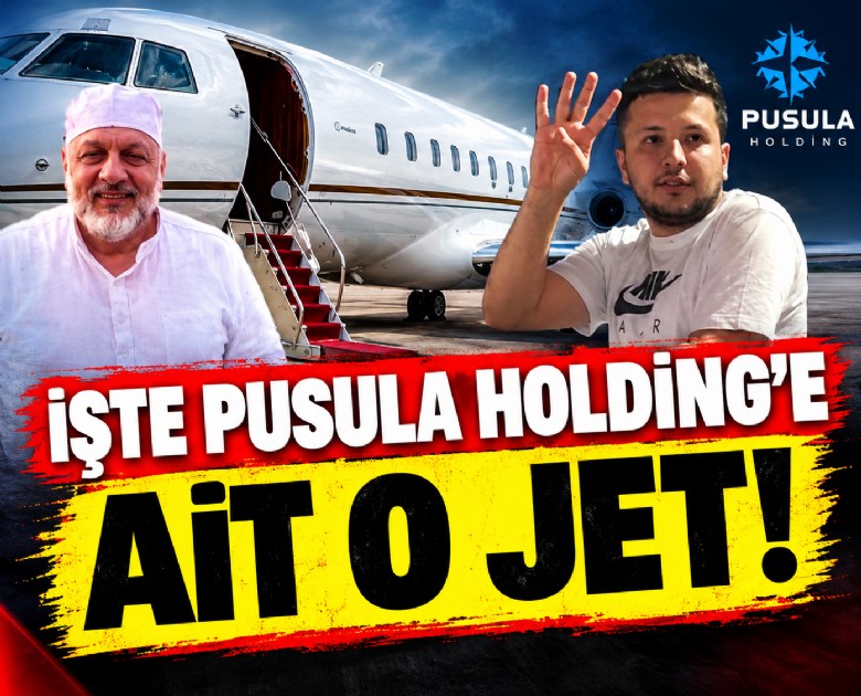 İşte Pusula Holding'e ait o jet!
