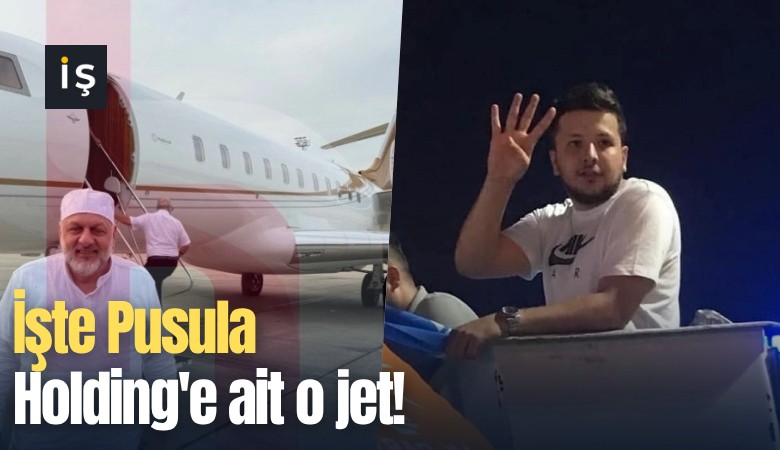 İşte Pusula Holding'e ait o jet!