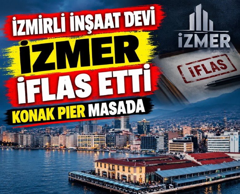 İzmirli inşaat devi İzmer iflas etti, Konak Pier masada