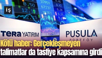 Kötü haber: Gerçekleşmeyen talimatlar da tasfiye kapsamına girdi