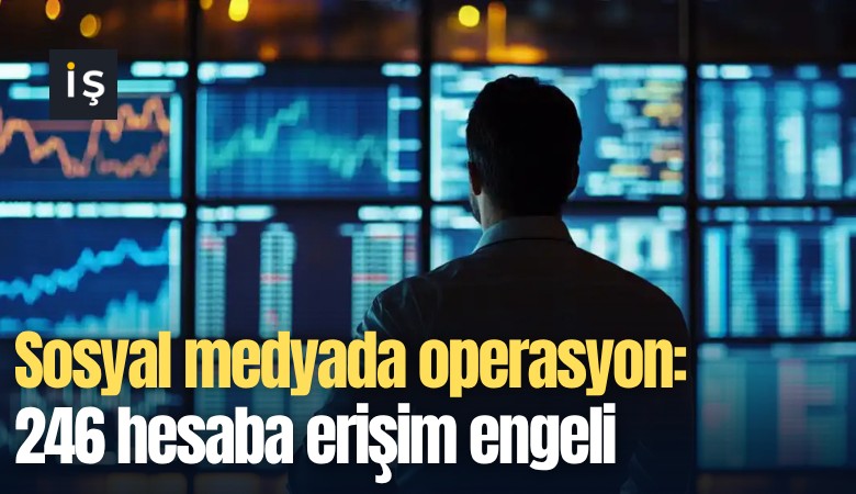 Sosyal medyada operasyon: 246 hesaba erişim engeli