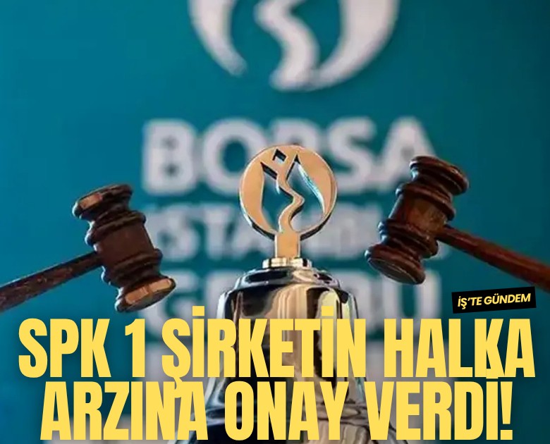 SPK 1 şirketin halka arzına onay verdi!