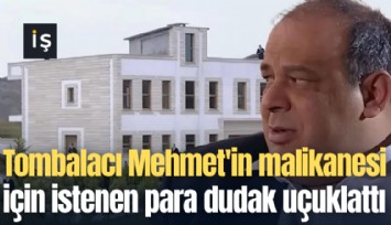 Tombalacı Mehmet'in malikanesi için istenen para dudak uçuklattı