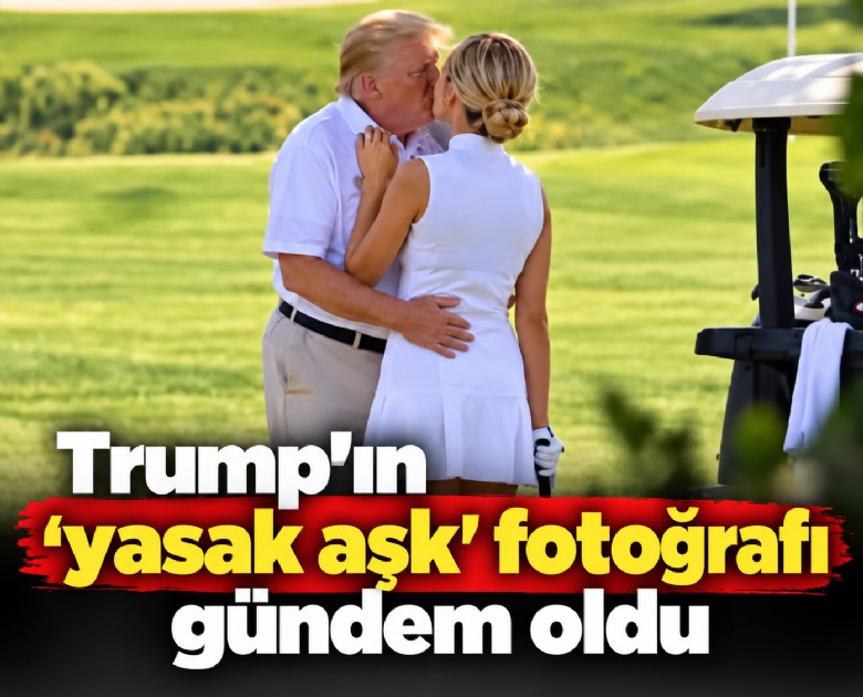 Trump'ın 'yasak aşk' fotoğrafı gündem oldu