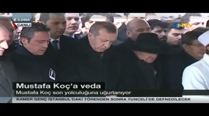 Mustafa Koç'un cenazesinde neler yaşandı?
