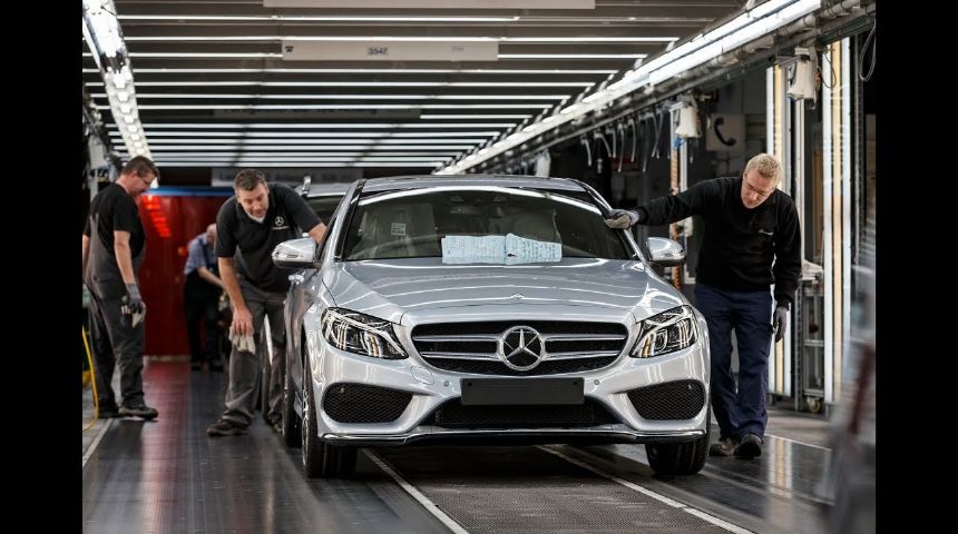 Mercedes nasıl yapılıyor? Çok özel görüntüler...