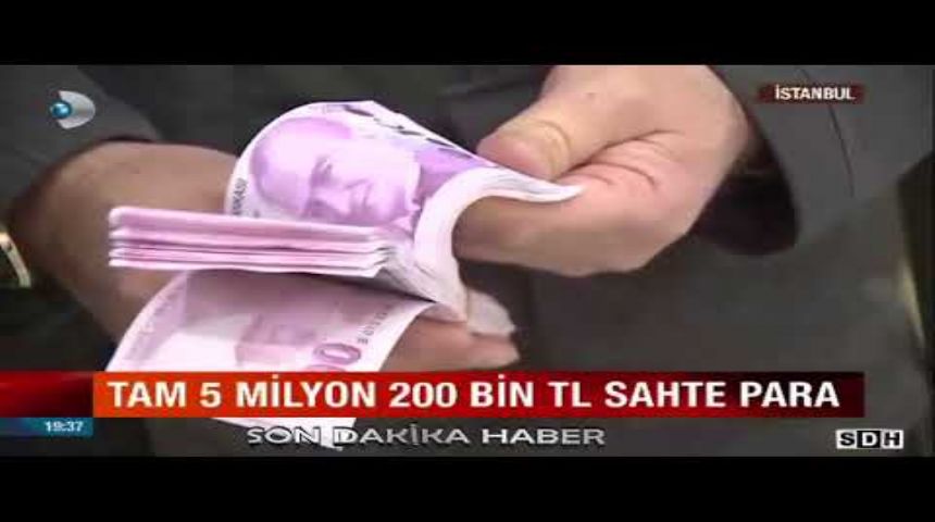 Bu sahte paralar bankamatikten geçiyor